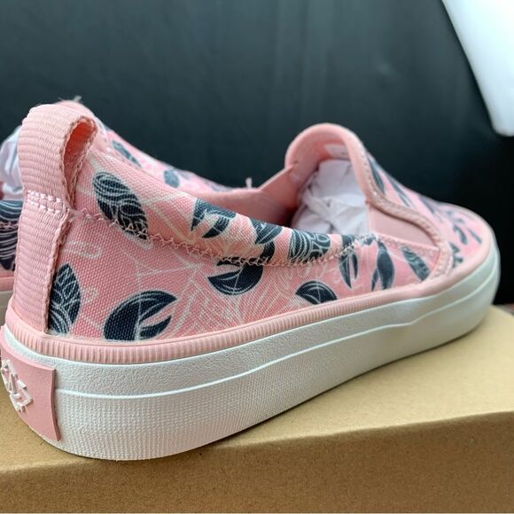 Sperry Crest Resort Pink Floral Slip Ons Women's Various Size - Picture 5 of 13